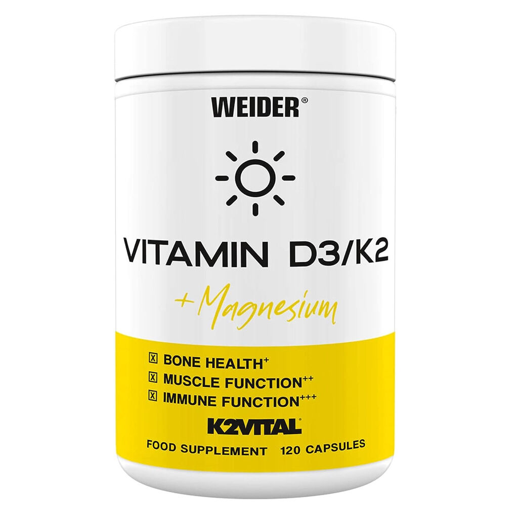 Weider Vitamin D3/k2 120 Cps