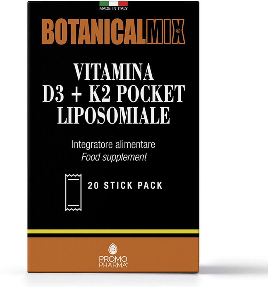 Promopharma Vitamina D3 + K2 Pocket Liposomiale 20 Stick