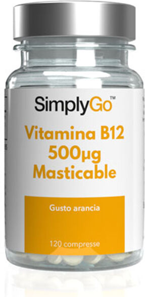 Simply Supplements Vitamina B12 masticabile 500 µg 120 Capsule Simply Supplements Vitamina B12 masticabile 500 µg 120 Capsule