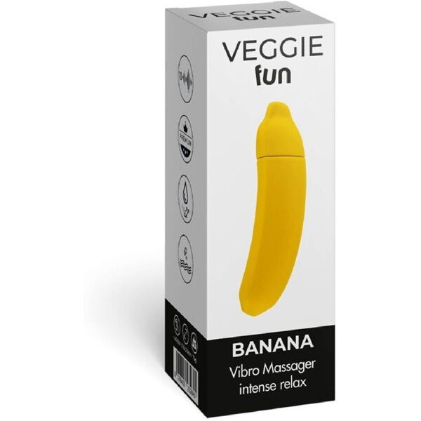 lr company veggie fun banana vibro massager intense relax 1 pezzo