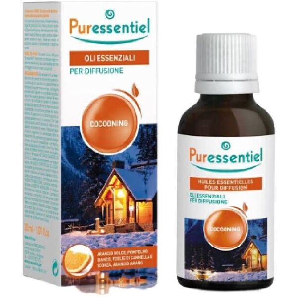 puressentiel oli essenziali per diffusione cocooning 30ml