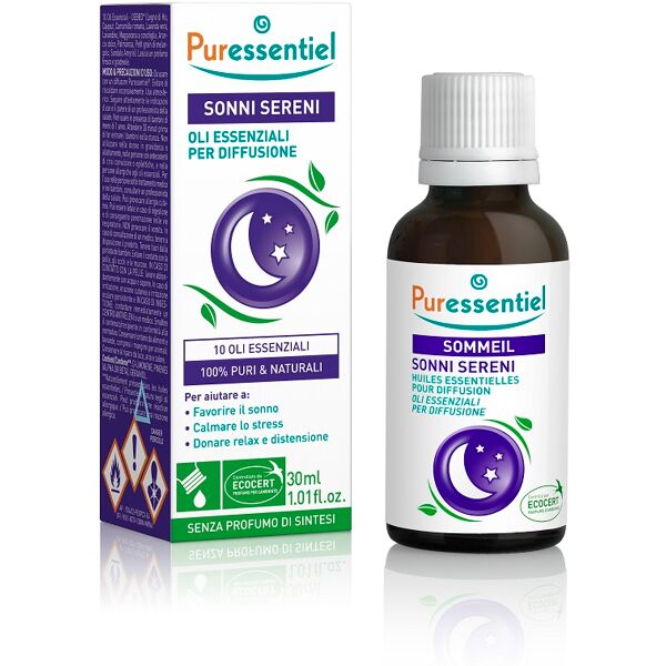 puressentiel miscela sonni sereni oli essenziali per diffusione 30ml