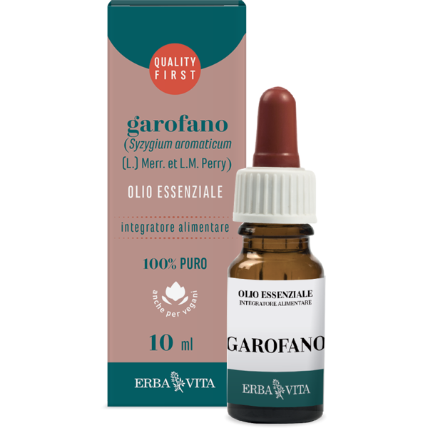 erba vita garofano olio essenziale puro 10ml