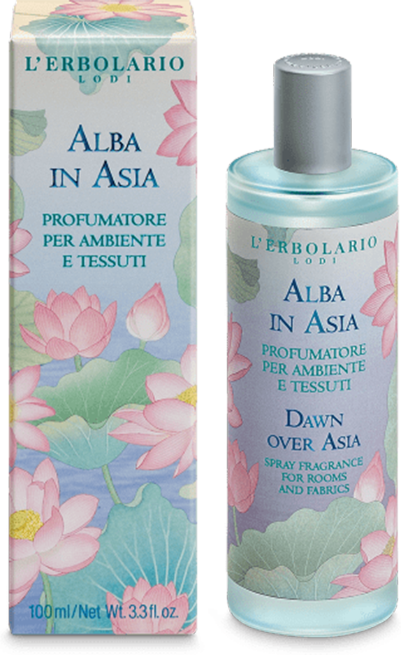 l'erbolario alba in asia profumatore ambienti e tessuti 100ml