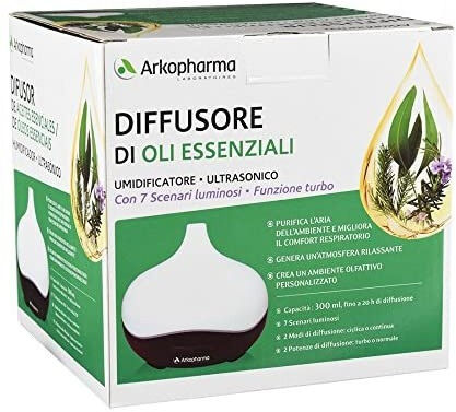 arkofarm arkopharma diffusore oli essenziali umidificatore turbo 1 pezzo