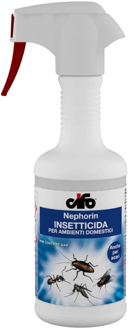 cifo spa nephorin insetticida ambienti domestici spray 500ml