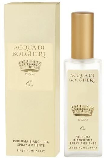 acqua di bolgheri profumo per ambienti e biancheria spray oro 50ml