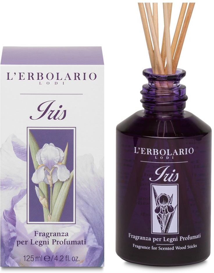 l'erbolario iris fragranza legni profumati essenza 125ml