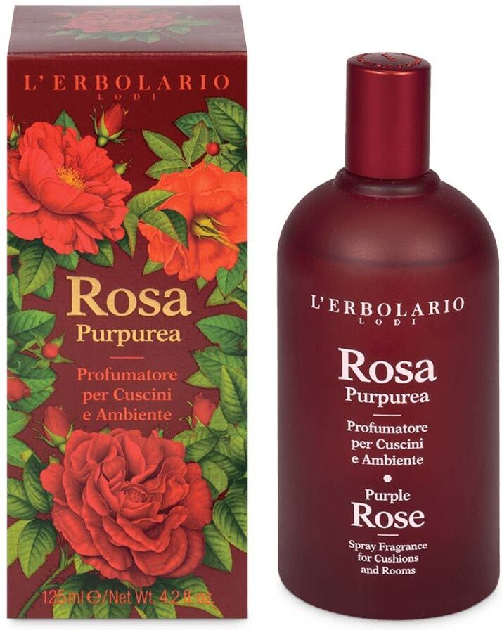 L'erbolario Rosa Purpurea Profumatore Cuscini E Ambiente 125ml