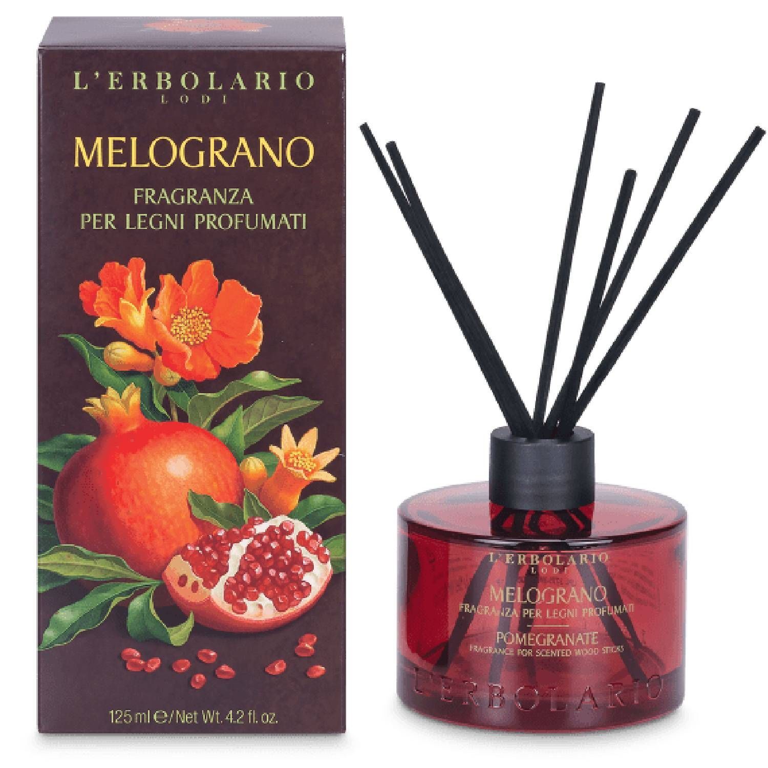 L'erbolario Melograno Fragranza Per Legni Profumati 125ml