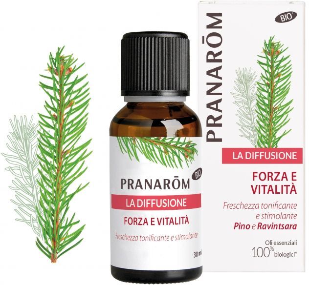 Pranarom Forza E Vitalità Essenza Per Diffusione Pino E Ravintsara 30ml