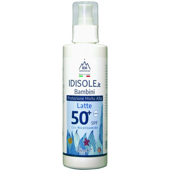 idisole-it spf50+ latte solare bambini 200ml