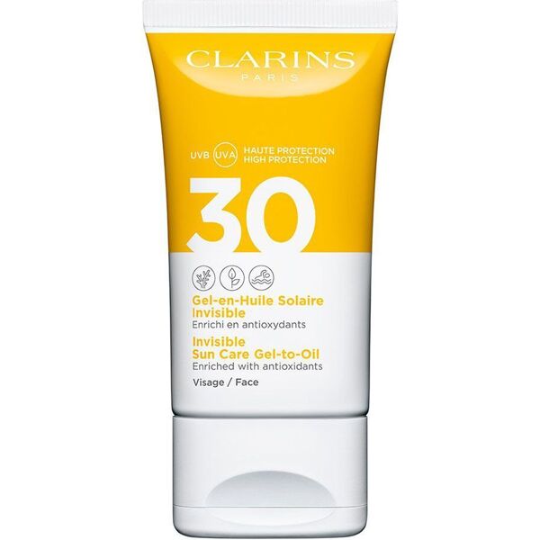 clarins gel olio solare invisibile spf30 50ml