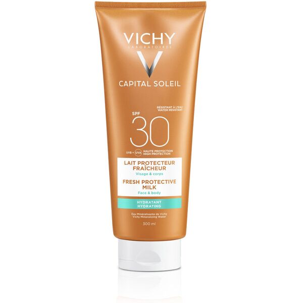 vichy capital soleil latte idratante fresco viso e corpo spf 30 300ml