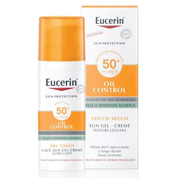 eucerin sun oil control gel cream spf50+ 50ml