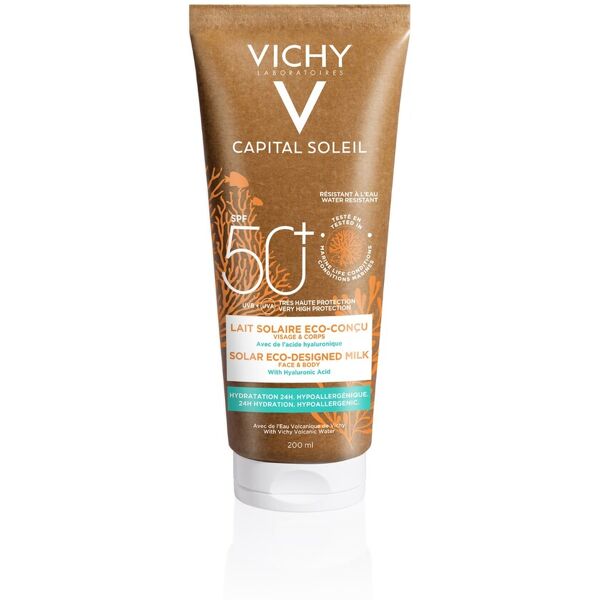 vichy capital soleil latte solare eco-sostenibile spf50+ 200ml