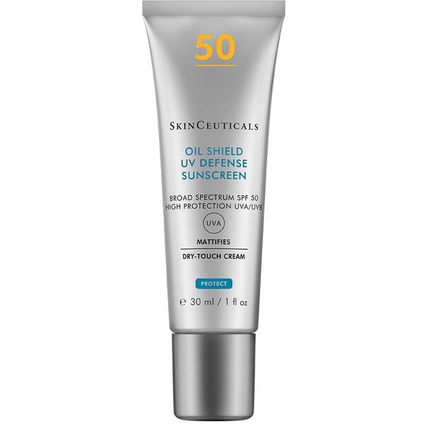 skinceuticals oil shield uv defense sunscreen spf 50 crema solare matt per pelli grasse 30ml