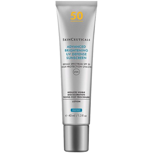 skinceuticals advanced brightening uv defense sunscreen spf 50 protezione solare idratante ultra leggera 40ml