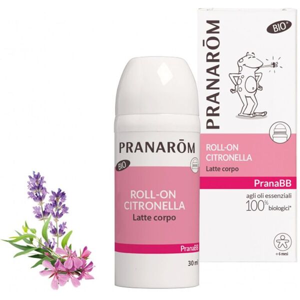 pranarom bebe latte corpo  roll-on bio antizanzare 30ml