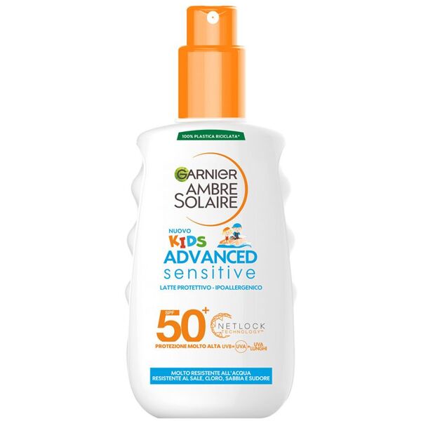 garnier advanced sensitive kids spray bambini spf50+ 200ml