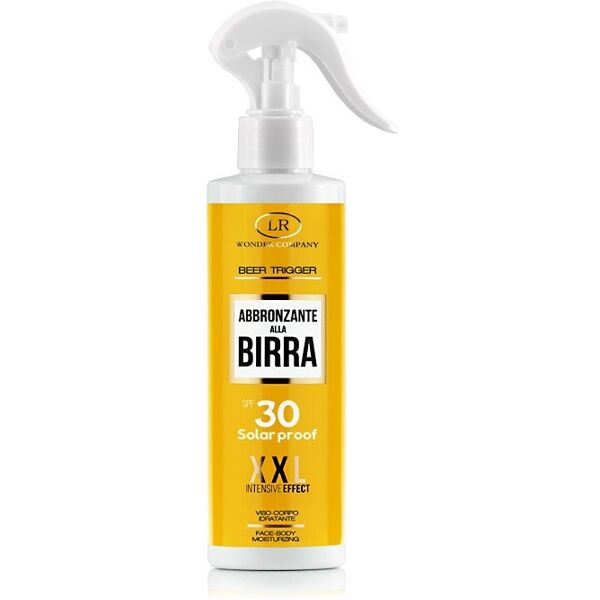 lr wonder company beer cream abbronzante alla birra spf30 xxl 150ml