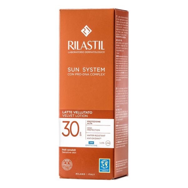 rilastil sun system latte solare vellutato spf 30 200ml