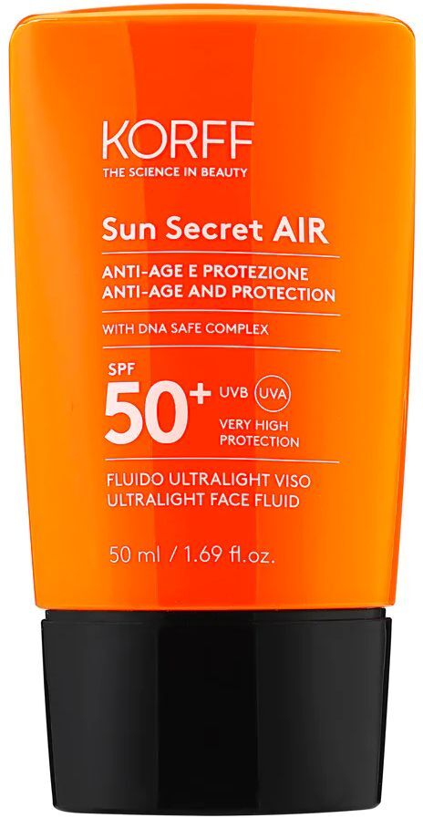 korff sun secret air viso spf50+ 50ml