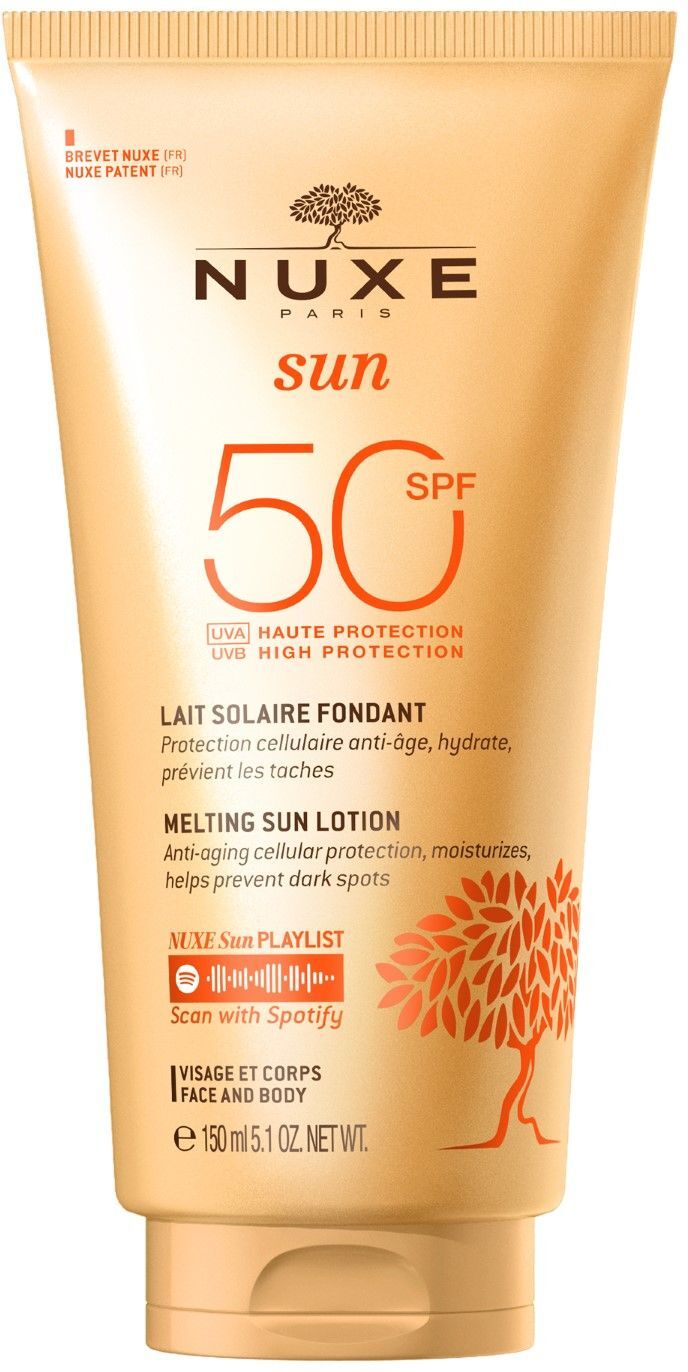 nuxe sun latte solare viso e corpo spf50 150ml