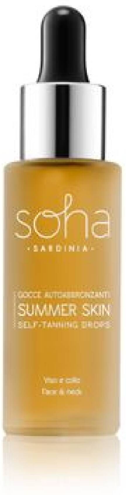 soha sardinia soha gocce autoabbronzanti viso e collo summer skin 30ml