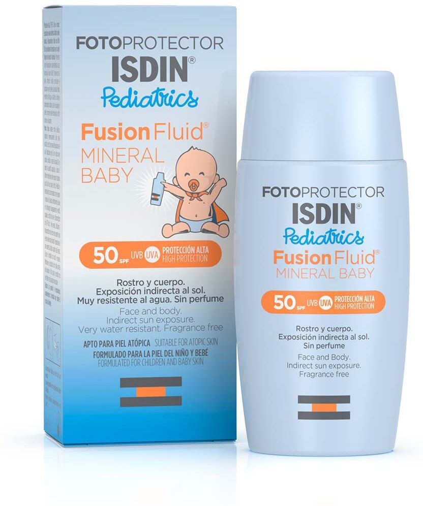 isdin fotoprotector mineral baby pediatrics solare bambini spf50 50ml