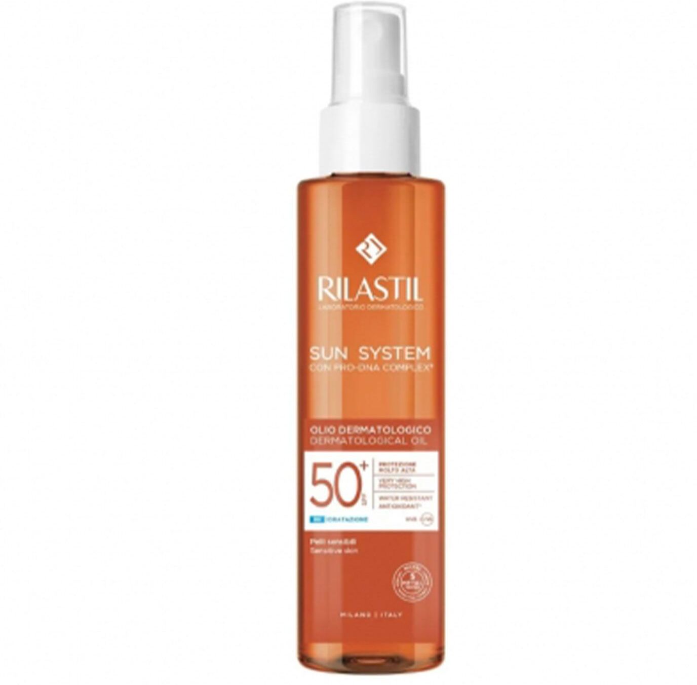 rilastil olio solare corpo spf50+ 200ml