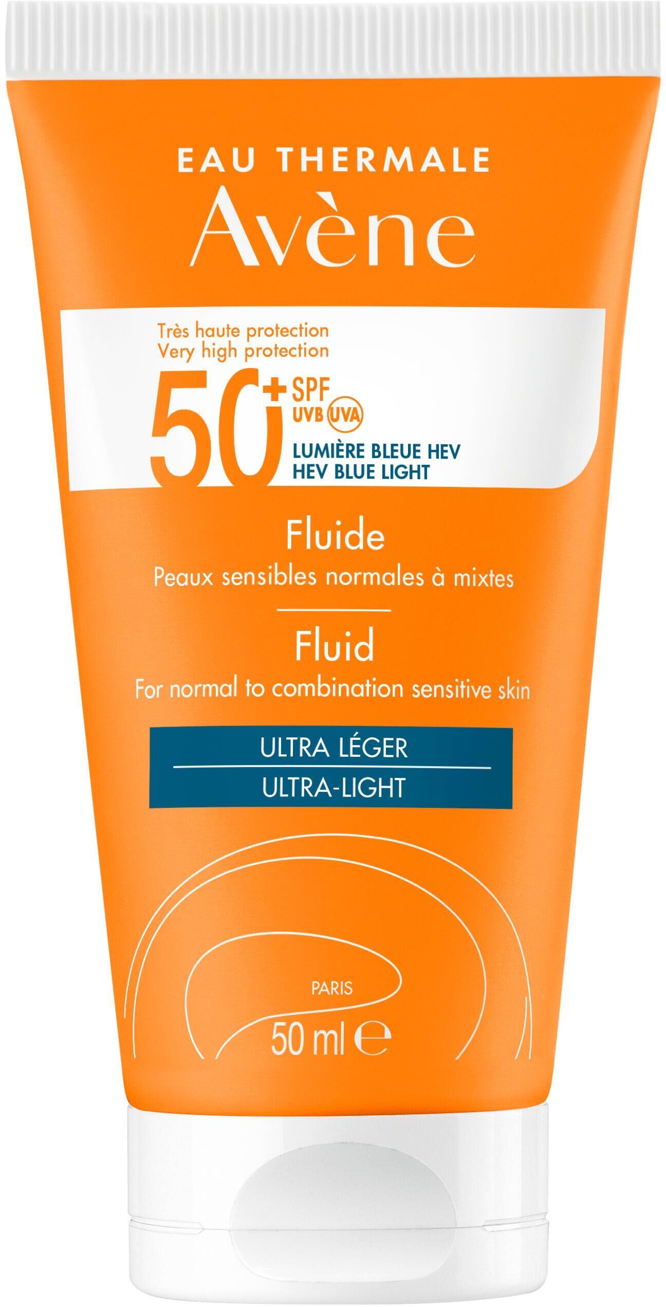 avene fluido solare viso spf50+ 50ml