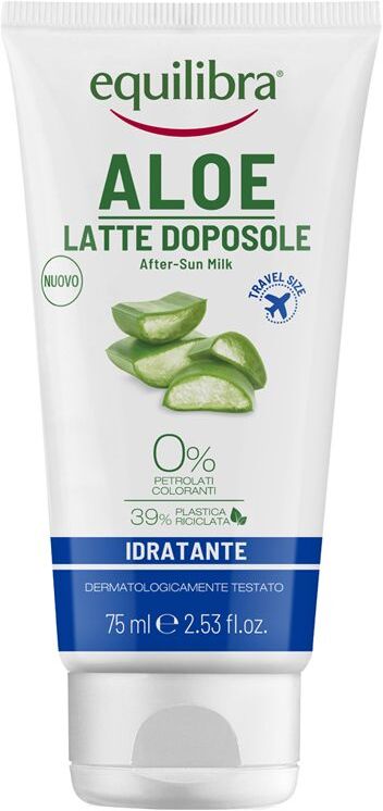 equilibra aloe latte doposole 75ml