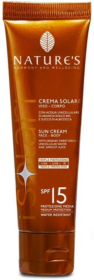 nature's i solari crema viso e corpo spf15 100ml