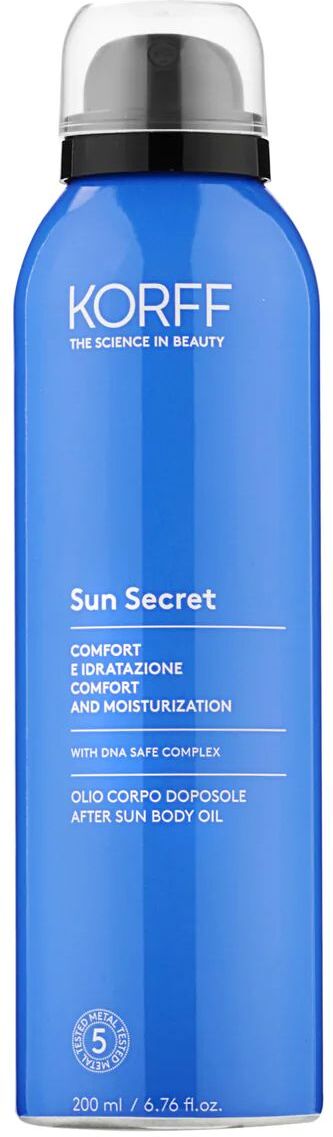 korff sun secret olio corpo doposole 200ml