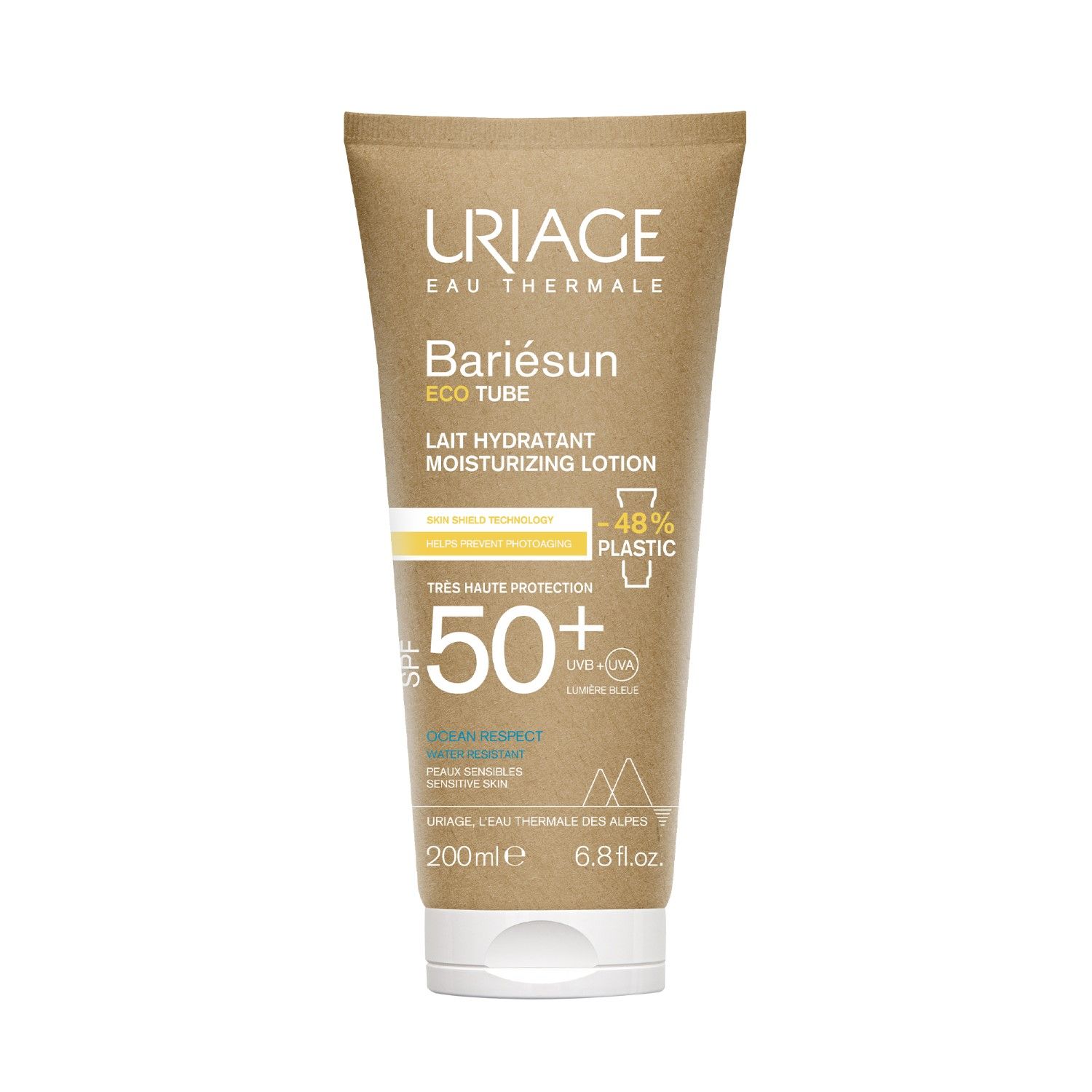 uriage bariesun latte idratante spf50+ tubo eco 200ml