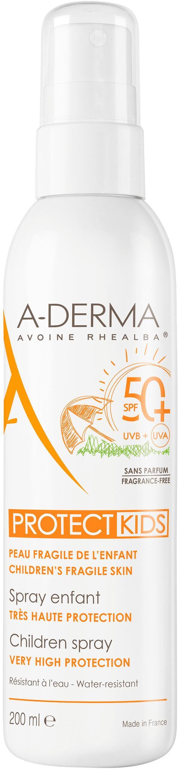 a-derma protect kids spray spf50+ 200ml