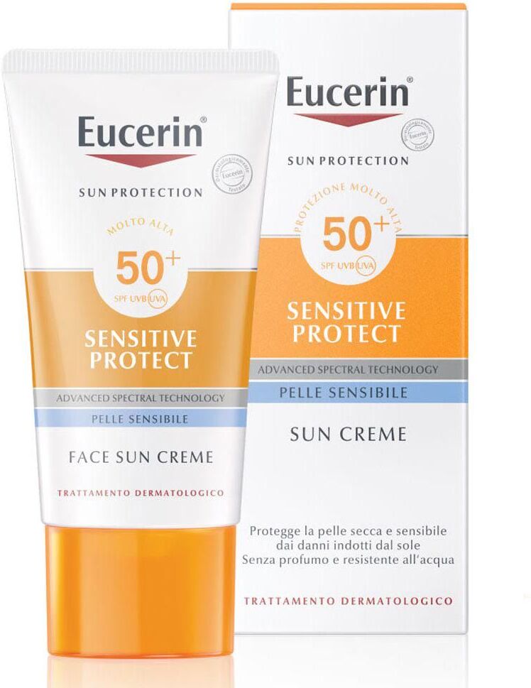 eucerin sun crema viso spf50+ 50ml