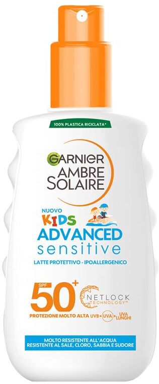 garnier advanced sensitive kids spray bambini spf50+ 200ml