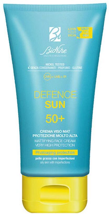 Bionike Defence Sun Crema Viso Mat Spf50+ 50ml