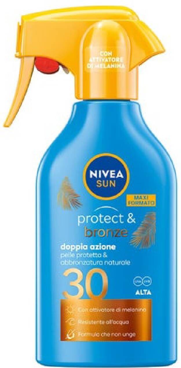 Nivea Sun Protect E Bronze Maxi Spray Solare Fp30 270ml