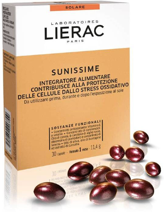 Lierac Sunissime Integratore Pelle Al Sole 30 Capsule