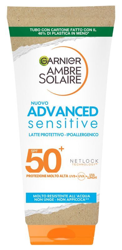 Garnier Advanced Sensitive Ambre Solaire Latte Spf50+ 200ml