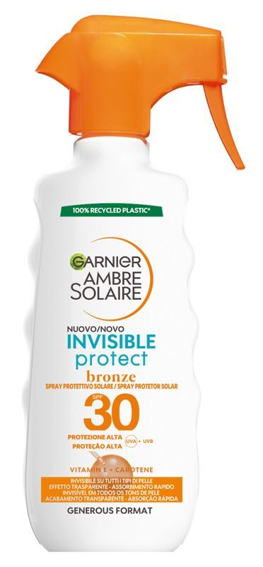 Garnier Ambre Solaire Bronze Spf30 Invisible Protect 300ml