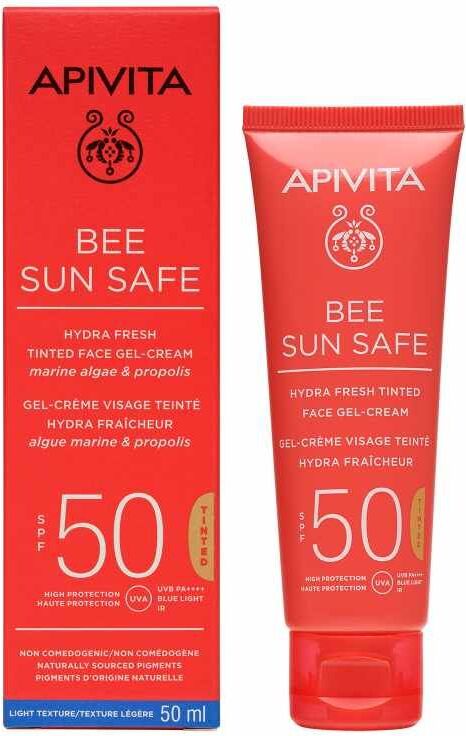 Apivita Crema Gel Viso Colorata Hydra Fresh Spf50 50ml