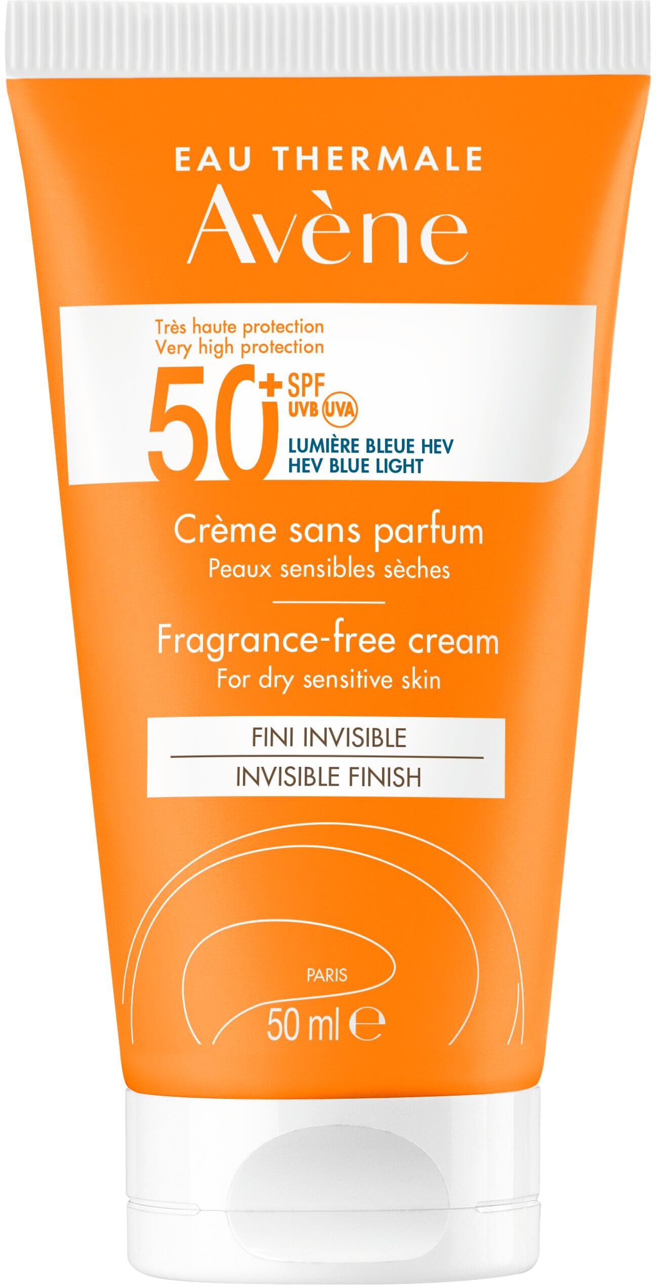 Avene Crema Solare Viso Senza Profumo Spf50+ 50ml