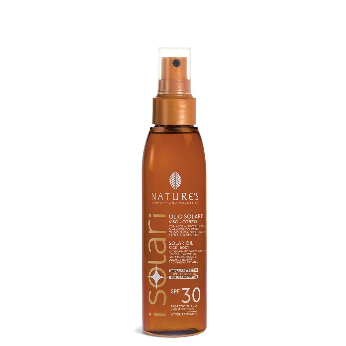 Nature's I Solari Olio Solare Spf30 150ml