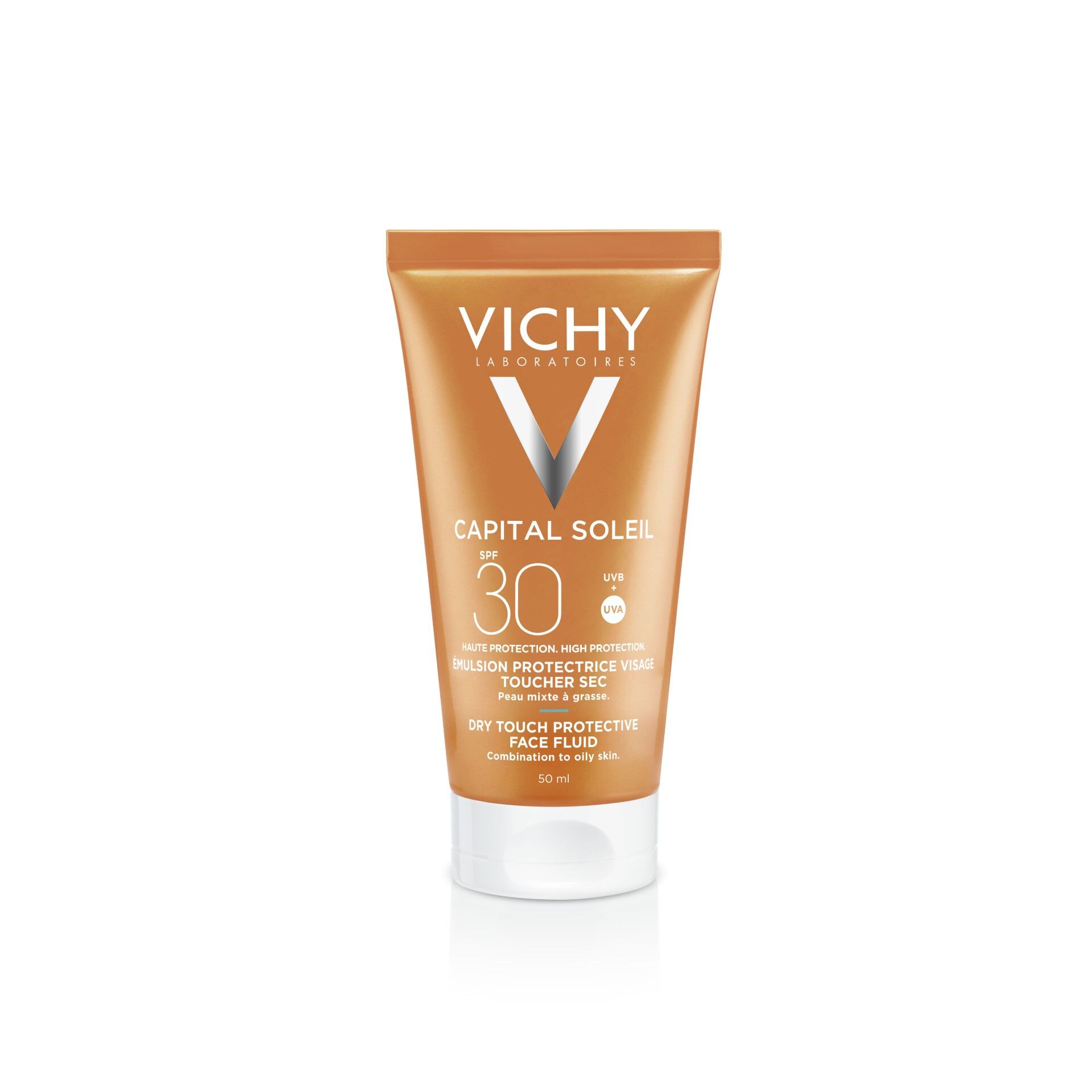 Vichy Capital Soleil Crema Emulsione Anti-lucidità Effetto Asciutto Spf 30 50ml