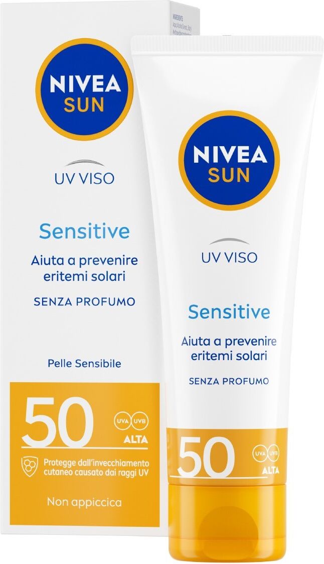 Nivea Sun Uv Viso Per Pelli Sensibili Fp50 50ml