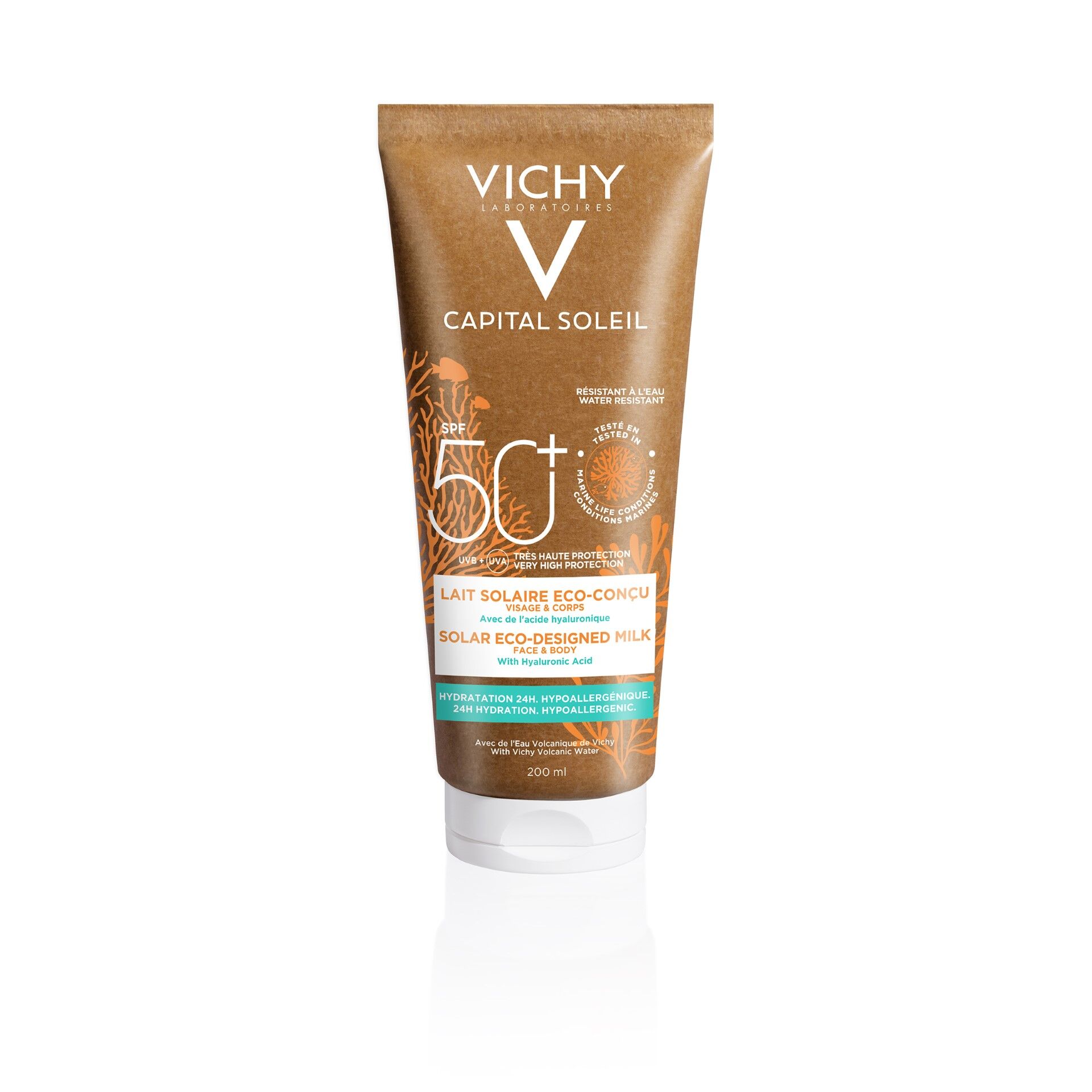 Vichy Capital Soleil Latte Solare Eco-sostenibile Spf50+ 200ml